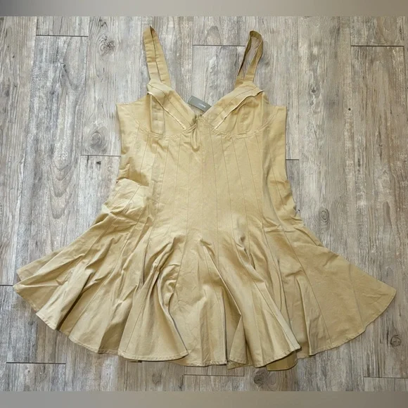 flared mini dress in stretch chino Theory Fitted Shirt In Ivory